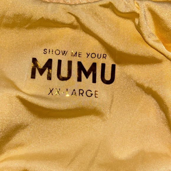 Show Me Your Mumu Swim The Scrunch One Piece Womens XXL Butter Yellow Stretch - Picture 12 of 12